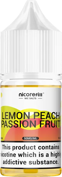 Lemon Peach Passion Fruit 30ml bottle